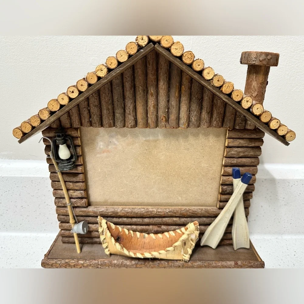 Rustic Cabin Picture Frame - Picture 2 of 2